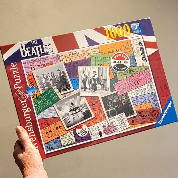 The BEATLES TICKETS by Ravensburger JIGSAW PUZZLE 1000 pieces - Picture 1 of 8